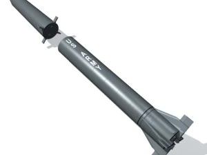 us pgm 11 redstone missile 3D Model