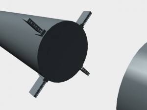 us pgm 11 redstone missile 3D Модель