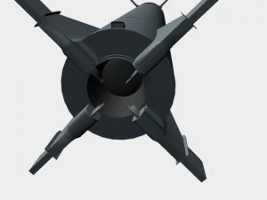 us pgm 11 redstone missile 3D Model