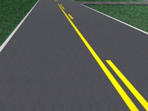 rural road set Modelo 3D