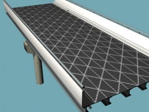 rural road bridge set Modelo 3D