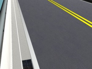 rural road bridge set Modelo 3D