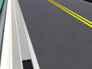rural road bridge set 3D Model