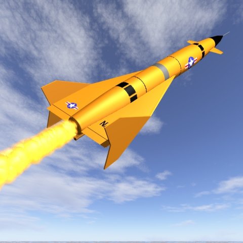 us navy aqm37c missile 3D Модель .c4d .max .obj .3ds .fbx .stl .blend 