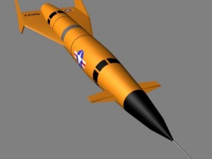 us navy aqm37c missile 3D Модель