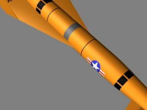 us navy aqm37c missile 3D Модель