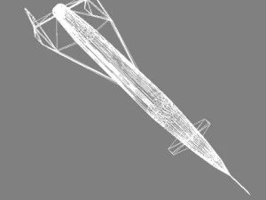 us navy aqm37c missile 3D Model