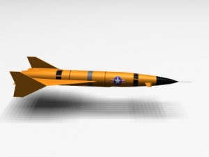 us navy aqm37c missile 3D Модель