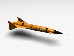 us navy aqm37c missile 3D Model