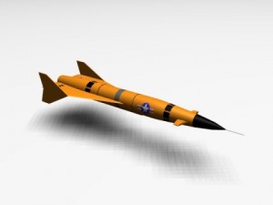 us navy aqm37c missile 3D Модель