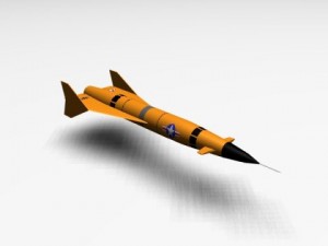 us navy aqm37c missile 3D Модель