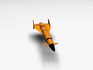 us navy aqm37c missile 3D Model