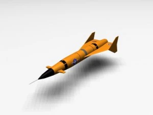us navy aqm37c missile 3D Model