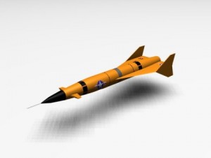 us navy aqm37c missile 3D Модель
