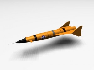 us navy aqm37c missile 3D Модель