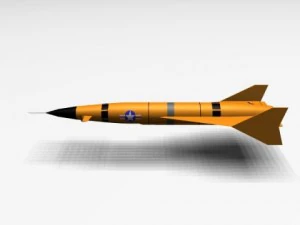 us navy aqm37c missile 3D Model