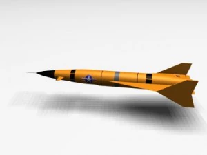 us navy aqm37c missile 3D Model
