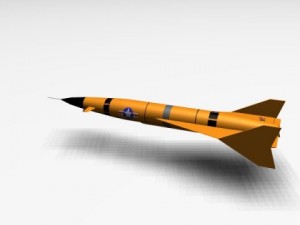 us navy aqm37c missile 3D Модель