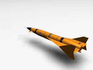 us navy aqm37c missile 3D Model