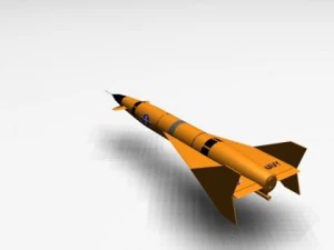 us navy aqm37c missile 3D Model