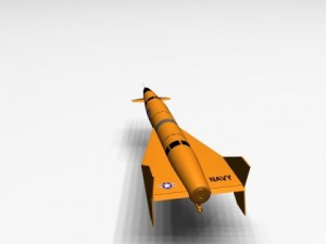 us navy aqm37c missile 3D Модель