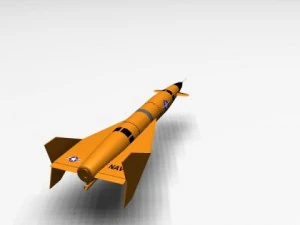 us navy aqm37c missile 3D Model