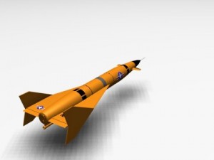 us navy aqm37c missile 3D Модель