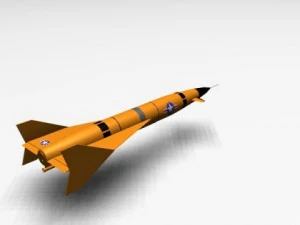 us navy aqm37c missile 3D Model