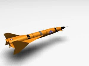 us navy aqm37c missile 3D Model