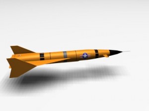 us navy aqm37c missile 3D Модель