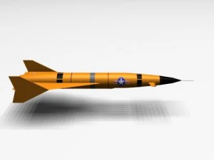 us navy aqm37c missile 3D Model
