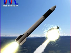 us army patriot missile 3D Model