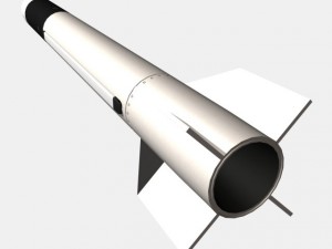 us army patriot missile 3D 模型