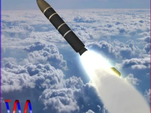 missile russo ss29 anni Modello 3D