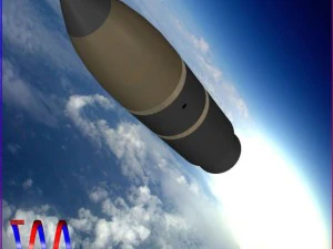 missile russo ss29 anni Modello 3D