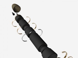 russian ss29 yars missile 3D Model