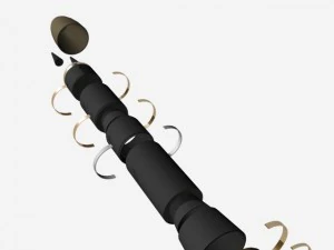 missile russo ss29 anni Modello 3D