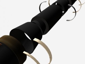russian ss29 yars missile 3D Model