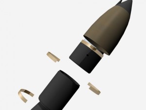 russian ss29 yars missile 3D Model