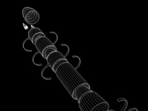 russian ss29 yars missile 3D Model