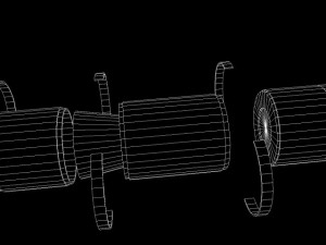 russian ss29 yars missile 3D Model