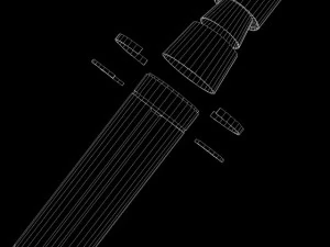 missile russo ss29 anni Modello 3D