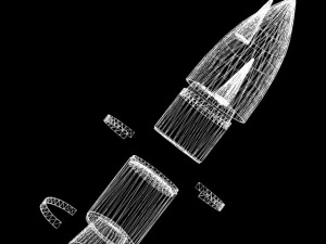 missile russo ss29 anni Modello 3D