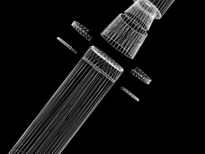 russian ss29 yars missile 3D Model