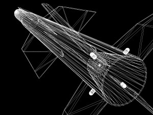 iranian taer-2 missile 3D Model