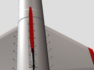 indonesian rx250lpn rocket 3D Model