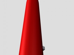 indonesian rx250lpn rocket 3D Model