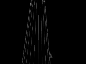 indonesian rx250lpn rocket 3D Model