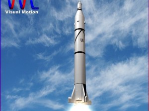 us jupiter c rocket 3D Model