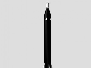 us jupiter c rocket 3D 模型